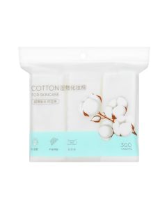 Stretchy Waste-Proof Cotton Pads (300 Count)