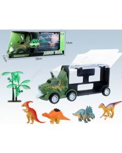 Animals Truck - with 4 Little Animals(Triceratops Truck)