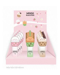 Milk Tea Series Glue Stick (3 Assorted Designs)