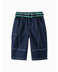 Toddler Boy Have Fun Style Denim Mid-Calf Pants