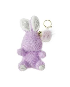 Bling-bling Plush Rabbit Keychain