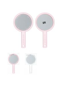 Mini Double Sided Hand-Held Vanity Mirror