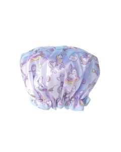 Unicorn Dream Colorful Double Layer Shower Cap