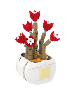 Flower Language Series Succulent Plants Building Blocks(Fantasy Angel)