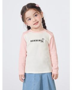 Girl Toddler  color contrast Long-Sleeve T-Shirt