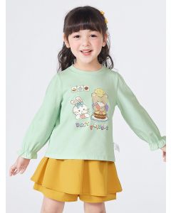 Girl Toddler  bunny bear Long-Sleeve T-Shirt