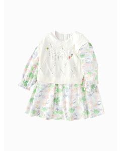 Toddler Girl Woven one-piece dress