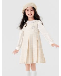 Toddler Girl Woven one-piece dress