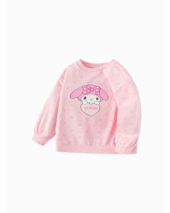 Toddler Girl Round neck sweatshirt