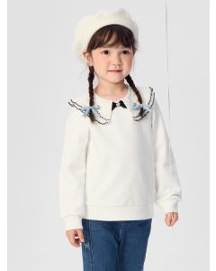 Toddler Girl Round neck sweatshirt