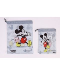 Mickey Mouse Collection Retro Drawstring Storage Bag 2 pcs Mickey