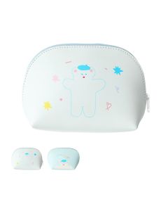 HOHO BEAR Series Shell Shape Cosmetic Bag (Blue)-One Size