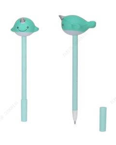 Mint Green Series Whale Head 0.5mm Black Gel Pen