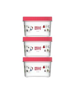 Hello Kitty Interesting Adventure Food Storage Container (3 pcs, 500mL)