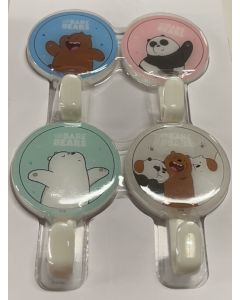 We Bare Bears Collection Hooks 4 pcs