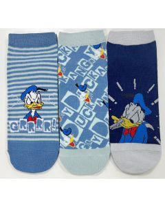 Disney Collection Donald Duck Low Cut Socks 3 Pairs