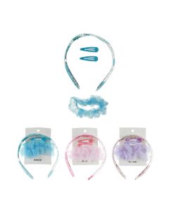 Fun Series Lovely Kid's Hair Accessories Kit 5 pcs - blue - 