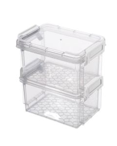 Double Layer Storage Box with Lid (M)