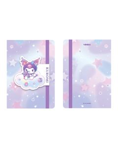 Kuromi A5 Hardcover Book with Band (80 Sheets)