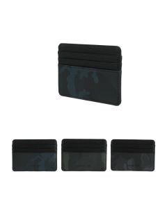 Dark Tone Slim Card Holder - black blue - 