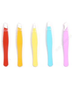 Rainbow Series Mini Eyebrow Tweezers Set (5 Pcs)