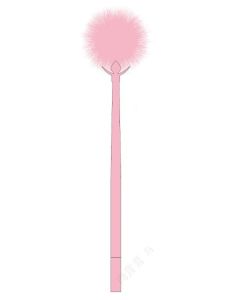 Pink Series Pompom Ballpoint Pen