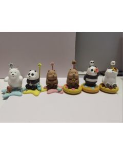 We Bare Bears Collection Photo Holder Blind Box Figure Model-Multi-One Size