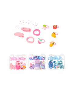 Basic Series Colored Hair Accessories Kit (125 pcs)