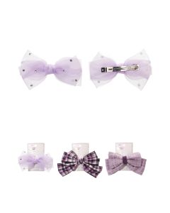 Dark Purple Series Hair Bow Clip