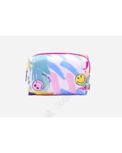 SmileyWorld Collection Cosmetic Bag(Blue)