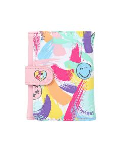 SmileyWorld Collection Short Multipurpose Storage Coin Purse(Pink)