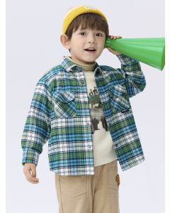 Toddler Boy Retro Academy Woven Long Sleeve Shirt