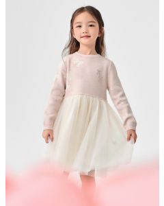 Toddler Girl Wool one-piece dress