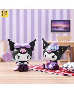 Kuromi Candy Series Figure Model Blind Box-Black/Purple-One Size