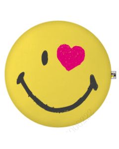 SmileyWorld Collection Round Pillow(Heart-Eye)