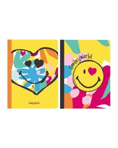 SmileyWorld Collection A5 Stitch-bound Book (40 Sheets) (2 Assorted Models)--One Size