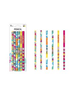 SmileyWorld Collection Pencil Set (6 Pack)-Multi-One Size