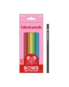 Disney 100 Smile Faces Collection Colored Pencil (12 Pcs, Minnie)