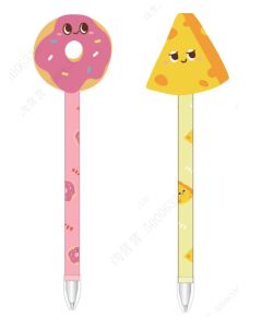 Happy Foods Collection 3D Figure Ballpoint Pen (A) (2 Assorted Models)