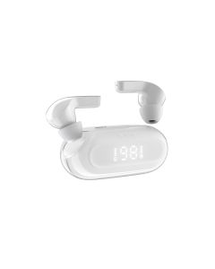 Beans in Crystalline Case Series  TWS Earphones  Model: Q99(White)