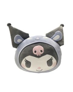 Sanrio character Head-Shape Pillow (Kuromi)-Multi-One Size