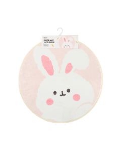 Cute Animal Series Round  Floor Mat (60x60cm)(Rabbit)