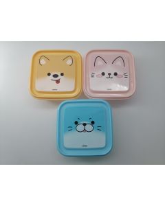 Animal Faces Collection Food Storage Box (3 pcs, 650mL)