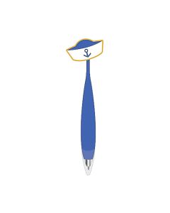 Navy Blue Series TPR Ballpoint Pen-Blue-One Size