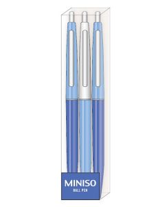 Series 3-Piece Ballpoint Pen Set-Navy Blue-One Size