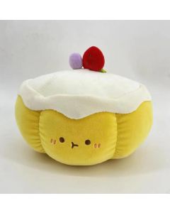 Dessert Series Plush Toy(10in. Yellow Strawberry Cake)