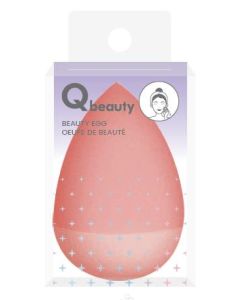 Qbeauty Silicone Coated Makeup Sponge-Pink-One Size