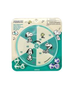 Snoopy Summer Travel Collection Dart Board with Sticky Balls (6 Balls)-Multi-One Size