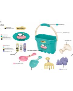 Snoopy Summer Travel Collection Beach Bucket Set (4 Pcs)