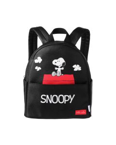 Snoopy Summer Travel Collection Backpack(Black,Snoopy)